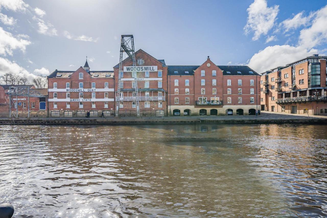 Woodsmill Quay Riverside Apartment - Heart Of York Exterior photo